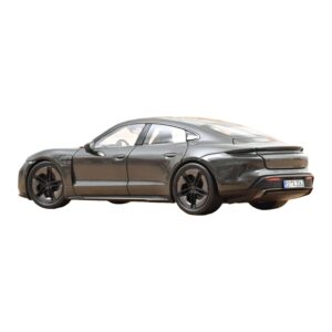 Porsche Taycan Turbo S Slate Grey Neo Norev 1:18 187654 Metalas - nuotrauka 3 iš 5