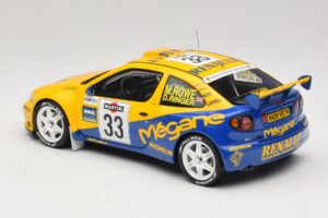 Renault Megane Maxi #33 P. Bugalski / J-P. Chiaroni Rally Sanremo 1998 Otto 1:18 OT1195 Derva - nuotrauka 5 iš 6