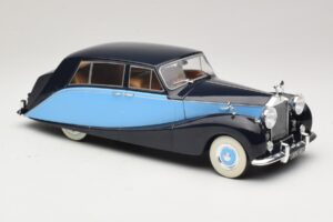 Rolls-Royce Silver Wraith Empress by Hooper Juodas & Tamsiai Mėlynas MCG 1:18 MCG18051 Metalas - nuotrauka 4 iš 6