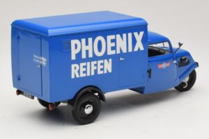 Tempo Hanseat Triratis Furgonas Phoenix Blue Minichamps 1:18 180099040 Metalas - nuotrauka 2 iš 6