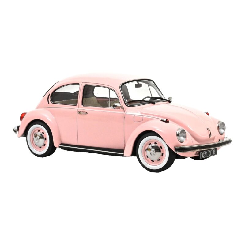 Volkswagen 1303 Pastel Pink New Baby Gift Norev 1:18 188677 Metalas