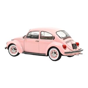 Volkswagen 1303 Pastel Pink New Baby Gift Norev 1:18 188677 Metalas - nuotrauka 2 iš 2