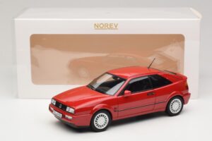 Volkswagen Corrado G60 Tornado Red Ribota Laida Norev 1:18 188661 Metalas - nuotrauka 8 iš 8