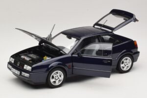 Volkswagen Corrado VR6 Aqua Blue Metallic Ribota Laida Norev 1:18 188660 Metalas - nuotrauka 2 iš 8