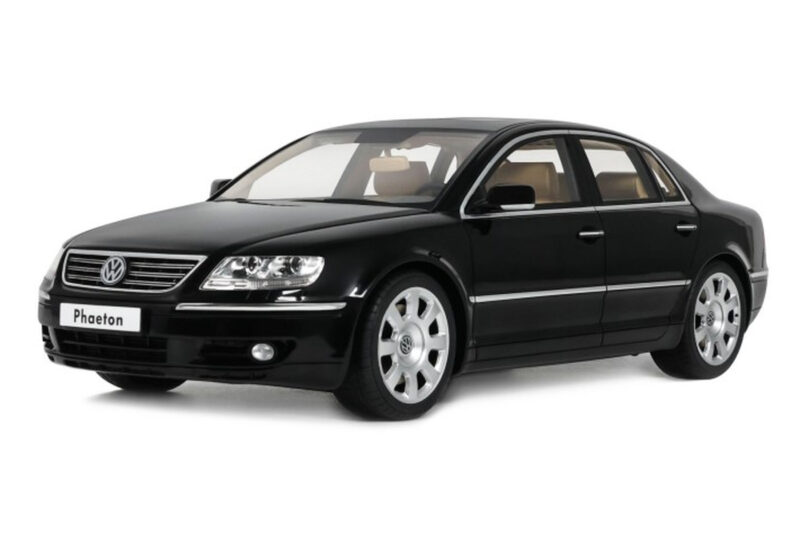 Volkswagen Phaeton 3D 6.0 W12 Juodas Otto 1:18 OT1266 Derva