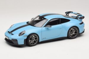 Porsche 911 992.2 GT3 Weissach Package Gulf Blue Norev 1:18 187000 Metalas