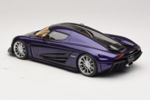 Koenigsegg Regera Violetinis GT Spirit 1:18 GT973 Derva - nuotrauka 5 iš 6