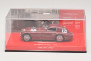 Alfa Romeo 8C 2900B #19 R. Sommer / C. Biondetti 24 Hours of Le Mans Winner 1938 Minichamps 1:43 403120473 Metalas - nuotrauka 4 iš 4