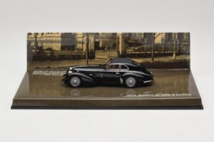 Alfa Romeo 8C 2900B Lungo Juodas Minichamps 1:43 436120421 Metalas