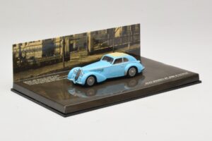 Alfa Romeo 8C 2900B Lungo Šviesiai Mėlynas Minichamps 1:43 436120420 Metalas - nuotrauka 2 iš 5