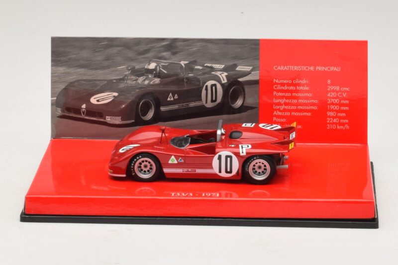 Alfa Romeo T33/3 #10 R. Stommelen / N. Galli ADAC 1000km Nurburgring 1971 Minichamps 1:43 436711210 Metalas