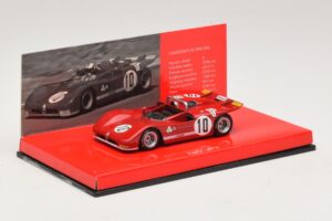 Alfa Romeo T33/3 #10 R. Stommelen / N. Galli ADAC 1000km Nurburgring 1971 Minichamps 1:43 436711210 Metalas - nuotrauka 2 iš 5