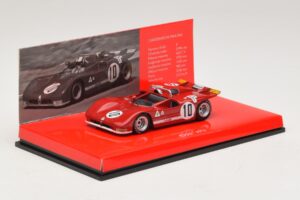 Alfa Romeo T33/3 #10 R. Stommelen / N. Galli ADAC 1000km Nurburgring 1971 Be Išorinės Dėžės Minichamps 1:43 436711210-R1 Meta - nuotrauka 2 iš 4