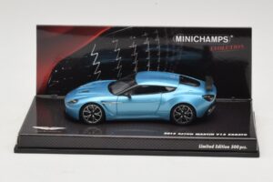 Aston Martin V12 Zagato Alba Blue Minichamps 1:43 437137222 Metalas