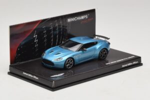 Aston Martin V12 Zagato Alba Blue Minichamps 1:43 437137222 Metalas - nuotrauka 2 iš 5