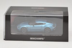 Aston Martin V12 Zagato Alba Blue Minichamps 1:43 437137222 Metalas - nuotrauka 5 iš 5