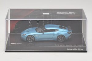 Aston Martin V12 Zagato Alba Blue Minichamps 1:43 437137222 Metalas - nuotrauka 4 iš 5