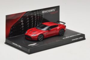 Aston Martin V12 Zagato Raudonas Minichamps 1:43 437137220 Metalas - nuotrauka 2 iš 5