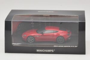 Aston Martin V12 Zagato Raudonas Minichamps 1:43 437137220 Metalas - nuotrauka 5 iš 5