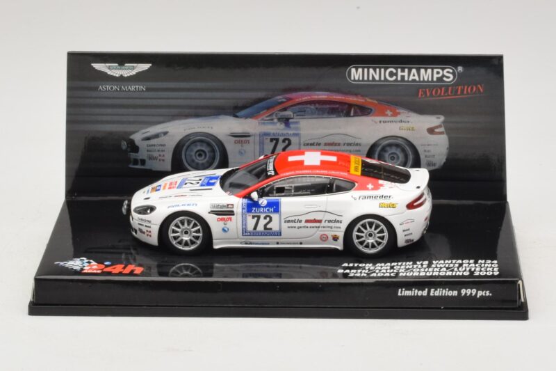Aston Martin V8 Vantage #72 24 Hours of Nurburgring 2009 Minichamps 1:43 Aston Martin V8 Vantage #72 24 Hours of Nurburgring 2009 Minichamps 1:43 437091372 Metalas