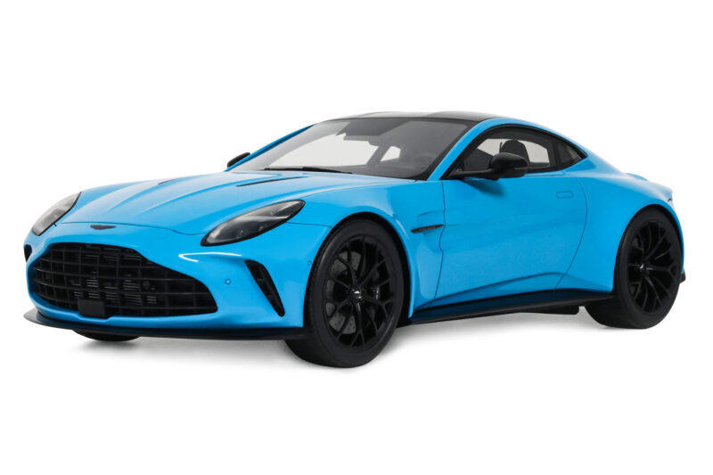 Aston Martin Vantage Elwood Blue GT Spirit 1:18 Aston Martin Vantage Elwood Blue GT Spirit 1:18 GT1008 Derva