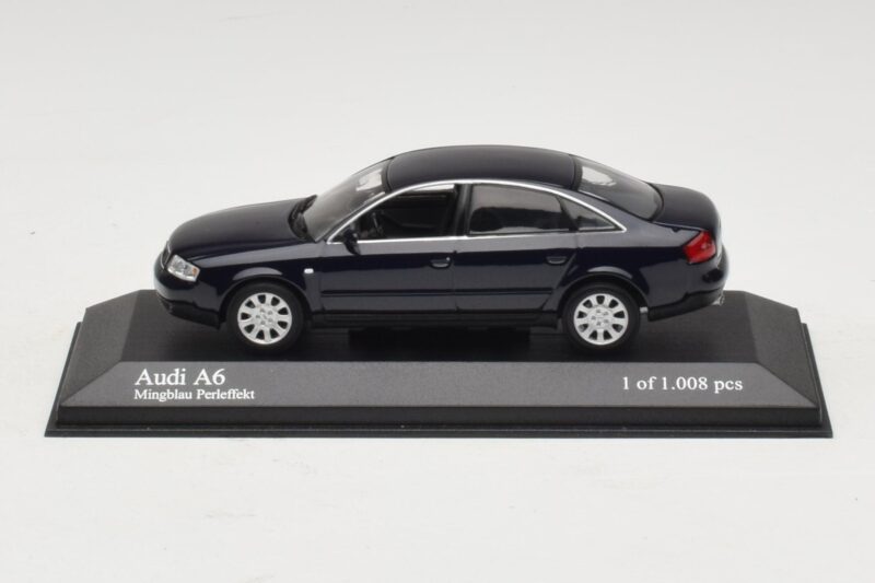 Audi A6 C5 Mėlyna Metalik Minichamps 1:43 430010201 Metalas