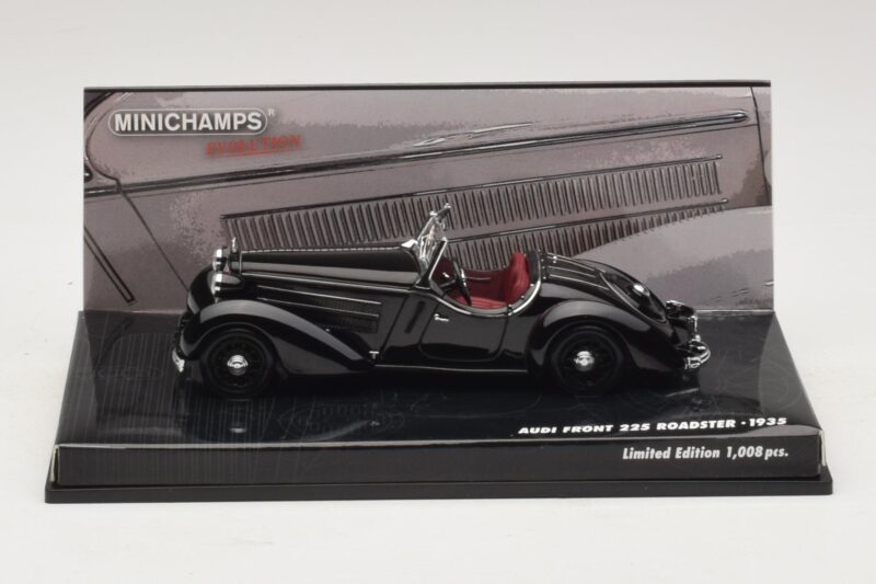 Audi Front 225 Roadster Juodas Minichamps 1:43 Audi Front 225 Roadster Juodas Minichamps 1:43 437019131 Metalas