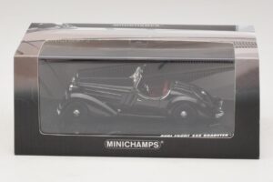 Audi Front 225 Roadster Juodas Minichamps 1:43 437019131 Metalas - nuotrauka 5 iš 5