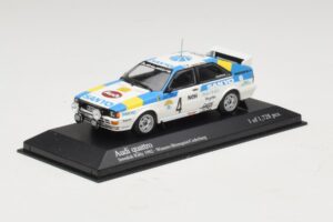 Audi Quattro #4 S. Blomqvist / B. Cederberg Rally Sweden Winner 1982 Minichamps 1:43 430821904 Metalas - nuotrauka 2 iš 4