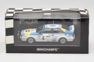 Audi Quattro #4 S. Blomqvist / B. Cederberg Rally Sweden Winner 1982 Minichamps 1:43 430821904 Metalas - nuotrauka 4 iš 4