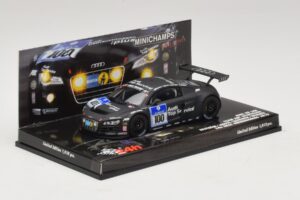 Audi R8 LMS GT3 #100 M. Ekstrom / O. Jarvis Abt Sportsline 24 Hours of Nurburgring 2010 Minichamps 1:43 437101900 Metalas - nuotrauka 2 iš 5