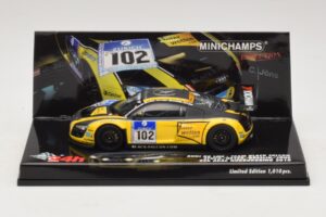 Audi R8 LMS GT3 #102 H-J. Stuck / H. Heyer Black Falcon 24 Hours of Nurburgring 2010 Minichamps 1:43 437101912 Metalas