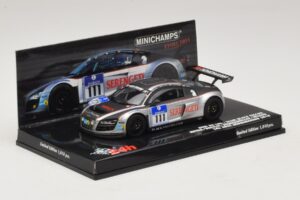 Audi R8 LMS GT3 #111 Metha / Breslin Black Falcon 24 Hours of Nurburgring 2010 Minichamps 1:43 437101911 Metalas - nuotrauka 2 iš 5