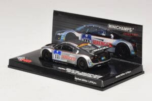 Audi R8 LMS GT3 #111 Metha / Breslin Black Falcon 24 Hours of Nurburgring 2010 Minichamps 1:43 437101911 Metalas - nuotrauka 3 iš 5