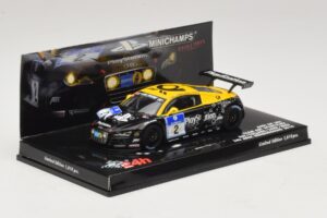 Audi R8 LMS GT3 #2 24 Hours of Nurburgring 2010 Minichamps 1:43 437101902 Metalas - nuotrauka 2 iš 5