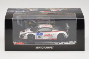 Audi R8 LMS GT3 #97 Phoenix Racing 24 Hours of Nurburgring 2010 Minichamps 1:43 437101997 Metalas - nuotrauka 5 iš 5