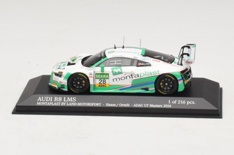 Audi R8 LMS Montaplast By Land-Motorsport #28 C. Haase / S. Ortelli ADAC GT Masters 2016 Minichamps 1:43 Audi R8 LMS Montaplast By Land-Motorsport #28 C. Haase / S. Ortelli ADAC GT Masters 2016 Minichamps 1:43 437161198 Metalas