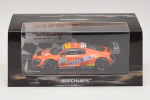 Audi R8 LMS Ultra #100 MS Racing Patel / Dobitsch ADAC GT Masters 2013 Minichamps 1:43 437130100 Metalas - nuotrauka 5 iš 5