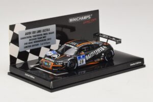 Audi R8 LMS Ultra #29 Team WRT Sandstorm L. Vanthoor 24 Hours of Nurburgring 2013 Minichamps 1:43 437130129 Metalas - nuotrauka 2 iš 5