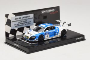 Audi R8 LMS Ultra #4 Phoenix Racing Ammermuller / H-J. Stuck 24 Hours of Nurburgring 2013 Minichamps 1:43 437131304 Metalas - nuotrauka 2 iš 5