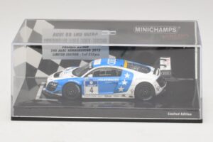 Audi R8 LMS Ultra #4 Phoenix Racing Ammermuller / H-J. Stuck 24 Hours of Nurburgring 2013 Minichamps 1:43 437131304 Metalas - nuotrauka 4 iš 5
