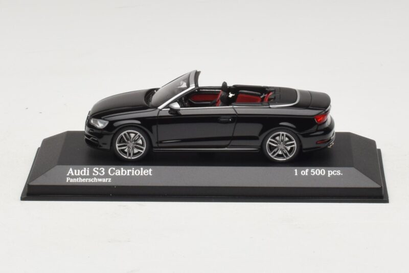 Audi S3 8P Kabrioletas Juodas Minichamps 1:43 Audi S3 8P Kabrioletas Juodas Minichamps 1:43 437013030 Metalas