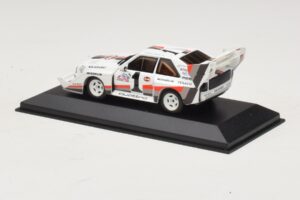 Audi Sport Quattro S1 #1 W. Rohrl Pikes Peak International Hill Climb Winner Record 1987 Minichamps 1:43 410871201 Metalas - nuotrauka 3 iš 4