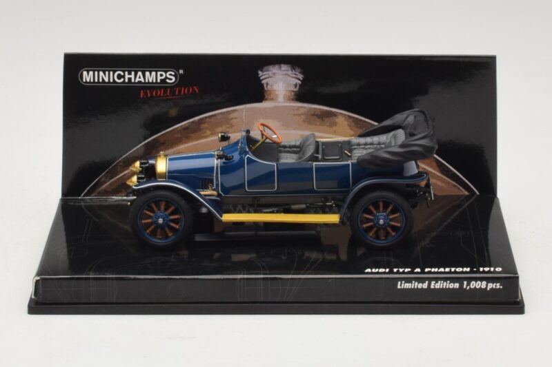 Audi Typ A Phaeton Mėlynas Minichamps 1:43 Audi Typ A Phaeton Mėlynas Minichamps 1:43 437019031 Metalas