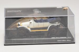 Audi Typ A Phaeton Baltas Mėlynas Minichamps 1:43 437019032 Metalas - nuotrauka 4 iš 5