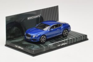 Bentley Continental GT V8 Mėlyna Metalik Minichamps 1:43 436139982 Metalas - nuotrauka 2 iš 4