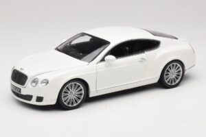 Bentley Continental GT Baltas Pakaitinė Dėžė Minichamps 1:18 100139621-R1 Metalas