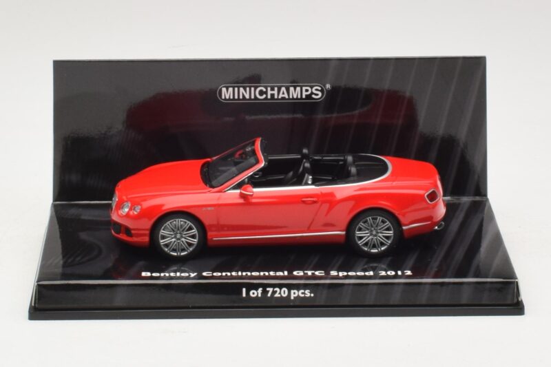 Bentley Continental GTC Speed Raudonas Minichamps 1:43 Bentley Continental GTC Speed Raudonas Minichamps 1:43 436139061 Metalas