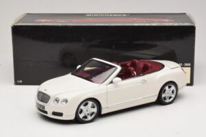 Bentley Continental GTC Baltas Pakaitinė Dėžė Minichamps 1:18 100139032-R1 Metalas - nuotrauka 8 iš 8
