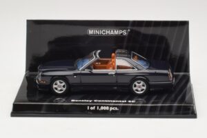 Bentley Continental SC Tamsiai Mėlyna Minichamps 1:43 436139990 Metalas